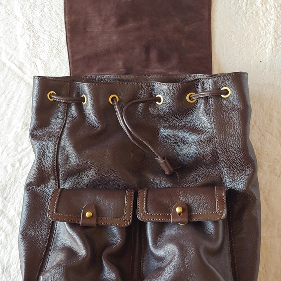 Cole Haan Matthews Leather Backpack - Picture 2 of 5